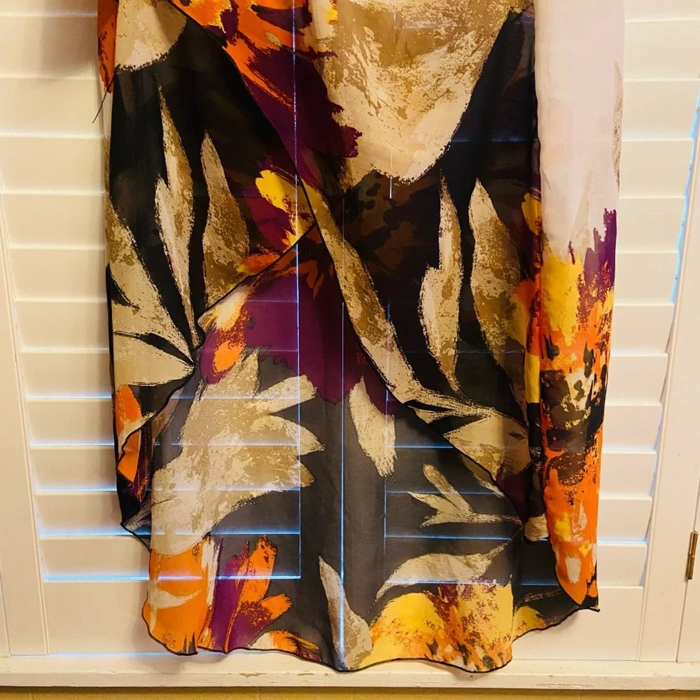 Ashley Stewart Floral Sleeveless and Sheer Size 14/16 NWOT - Picture 6 of 8